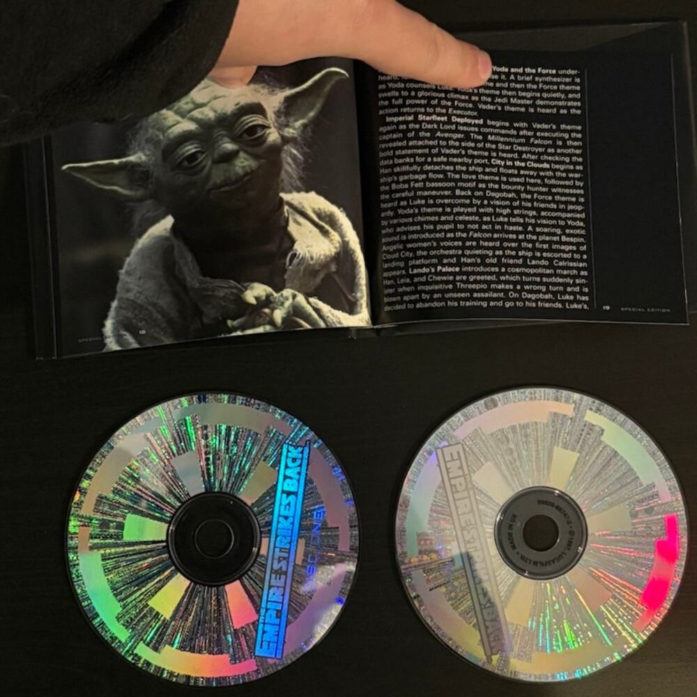 Lot of 3 Star Wars CDs Eps III, IV, and V (sp edition w/book) - Picture 3 of 13
